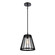 Open Louvers One Light Pendant in Matte Black (45|821151)