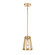 Open Louvers One Light Mini Pendant in Champagne Gold (45|821041)