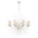 Sea Urchin Eight Light Chandelier in White Coral (45|820888)