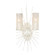 Sea Urchin Two Light Wall Sconce in White Coral (45|820812)