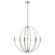 Rotunde Six Light Chandelier in Matte White (45|814766)