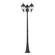 Outdoor Essentials Three Light Outdoor Post Mount in Charcoal (45|7153EP73)