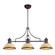 Chadwick Three Light Linear Chandelier in Oil Rubbed Bronze (45|662353)