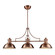 Chadwick Three Light Linear Chandelier in Antique Copper (45|661453)