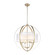 Diffusion Four Light Chandelier in Aged Silver (45|570394)