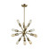 Delphine 12 Light Chandelier in Satin Brass (45|4624312)