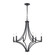 Spanish Villa Six Light Chandelier in Charcoal (45|334366)