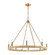 Abaca Eight Light Chandelier in Satin Brass (45|324168)