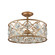 Armand Four Light Semi Flush Mount in Matte Gold (45|320924)