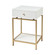 Clancy Accent Table in White (45|3169143)