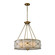 Preston Six Light Chandelier in Brushed Brass (45|220016)