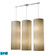 Fabric Cylinders LED Mini Pendant in Satin Nickel (45|2016012LLED)