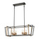 Bridgette Eight Light Linear Chandelier in Matte Black (45|183578)