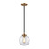 Boudreaux One Light Mini Pendant in Antique Gold (45|153441)