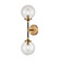 Boudreaux Two Light Wall Sconce in Antique Gold (45|153402)
