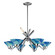 Refraction Six Light Chandelier in Polished Chrome (45|14756CAR)