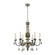 Genevieve Six Light Chandelier in Aged Gray (45|1202005)