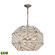 Constructs LED Chandelier in Weathered Zinc (45|118378LED)