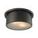 Simpson Two Light Flush Mount in Oil Rubbed Bronze (45|118102)