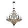 Jausten Ten Light Chandelier in Antique Bronze (45|1178555)