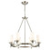 Dawson Six Light Chandelier in Satin Nickel (45|116676)