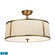 Williamsport LED Semi Flush Mount in Vintage Brass (45|110554LED)