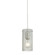 Ice Fragments One Light Mini Pendant in Satin Nickel (45|102421CL)