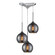 Cassandra Three Light Pendant in Polished Chrome (45|102403CHR)