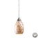 Capri One Light Mini Pendant in Satin Nickel (45|101411LA)