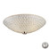 Fusion Two Light Semi Flush Mount in Satin Nickel (45|101392SLVLA)