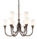 Cabaret Nine Light Chandelier in Aged Bronze (45|1002963)