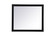 Aqua Vanity Mirror in black (173|VM24236BK)