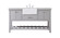 Clement Single Bathroom Vanity in grey (173|VF60160GR)