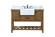 Clement Single Bathroom Vanity in driftwood (173|VF60148DWBS)