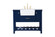 Clement Single Bathroom Vanity in blue (173|VF60142BL)