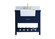 Clement Single Bathroom Vanity in blue (173|VF60136BLBS)
