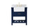 Clement Single Bathroom Vanity in blue (173|VF60130BLBS)
