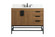 Eugene Single Bathroom Vanity in walnut brown (173|VF48842WBBS)