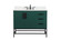 Eugene Single Bathroom Vanity in Green (173|VF48842MGNBS)