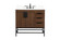 Eugene Single Bathroom Vanity in Walnut (173|VF48836MWTBS)