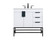 Eugene Single Bathroom Vanity in white (173|VF48836MWH)