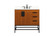 Eugene Single Bathroom Vanity in Teak (173|VF48836MTKBS)