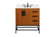 Eugene Single Bathroom Vanity in Teak (173|VF48832MTKBS)