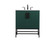 Eugene Single Bathroom Vanity in Green (173|VF48830MGN)