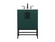 Eugene Single Bathroom Vanity in Green (173|VF48824MGN)