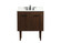 Cyrus Single Bathroom Vanity in Walnut (173|VF48030MWTBS)