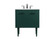Cyrus Single Bathroom Vanity in Green (173|VF48030MGN)