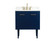 Cyrus Single Bathroom Vanity in Blue (173|VF48030MBLBS)