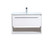 Kasper Single Bathroom Floating Vanity in White (173|VF43030WH)
