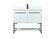Sloane Vanity Sink Set in White (173|VF42540MWHBS)